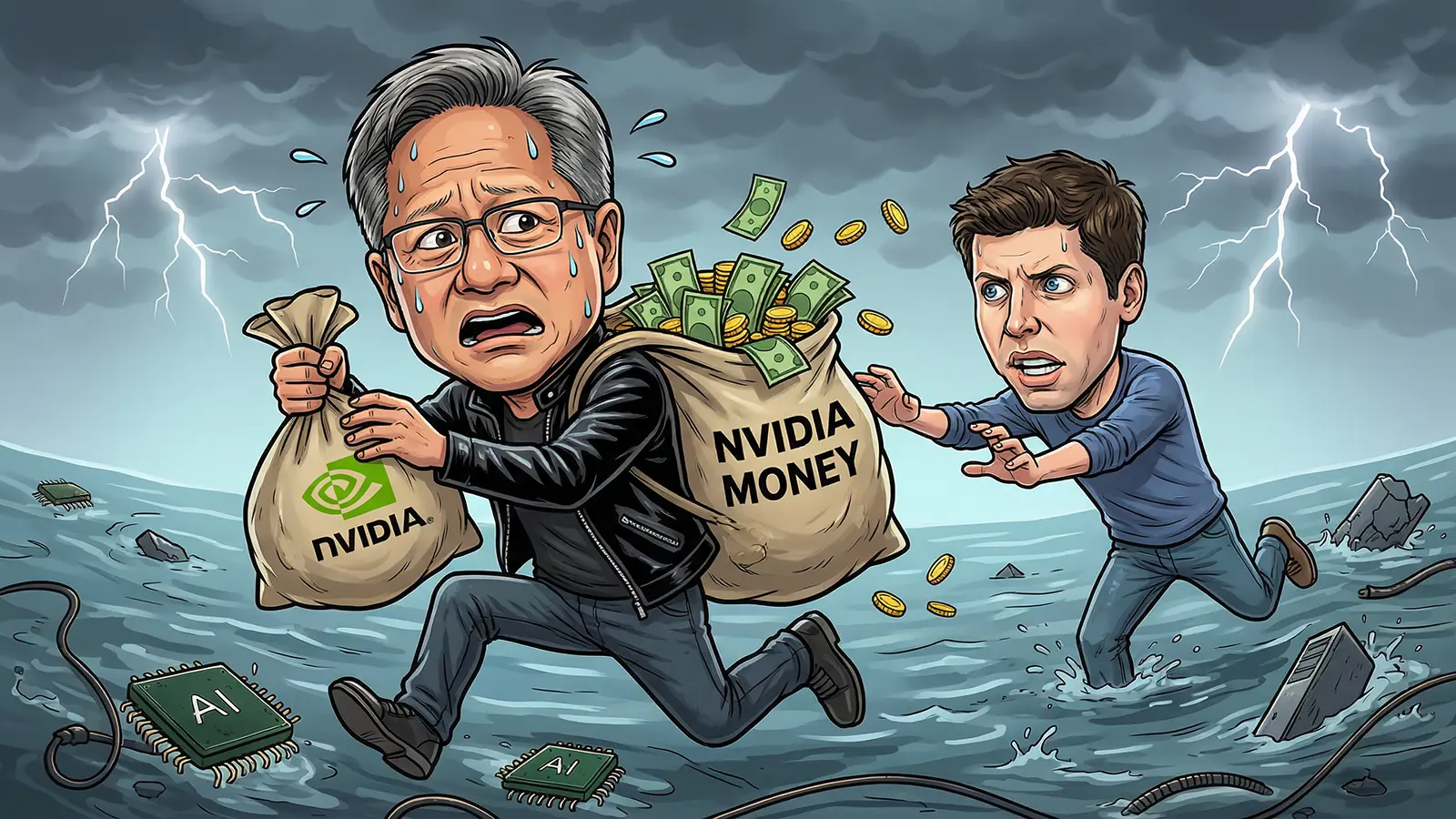 Huang läuft vor Sam Altman weg mit viel Geld